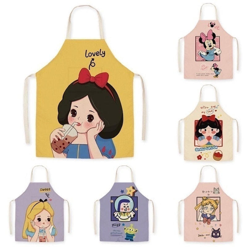 Celemek Masak Anak Bahan Linen Waterproof 1