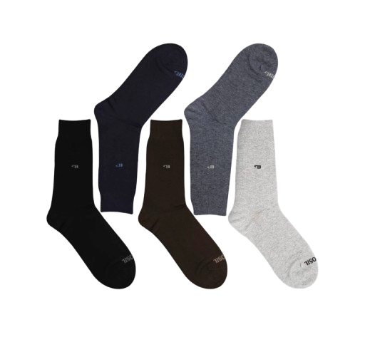 Biosil Men Casual Sock Knee Anti Bacteria
