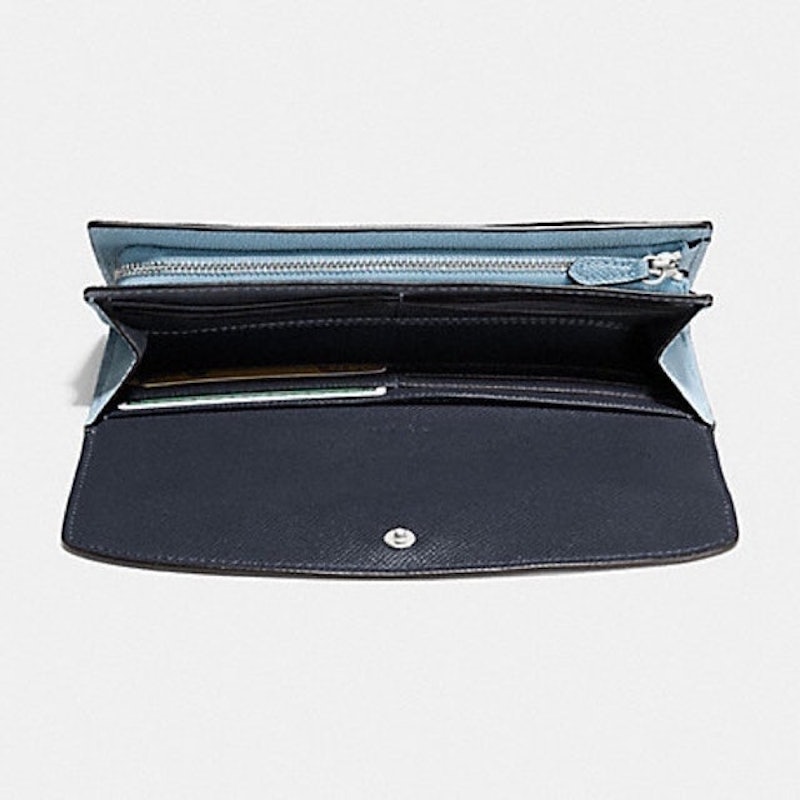 Slim Envelope Long Wallet In Geometric Colorblock 5