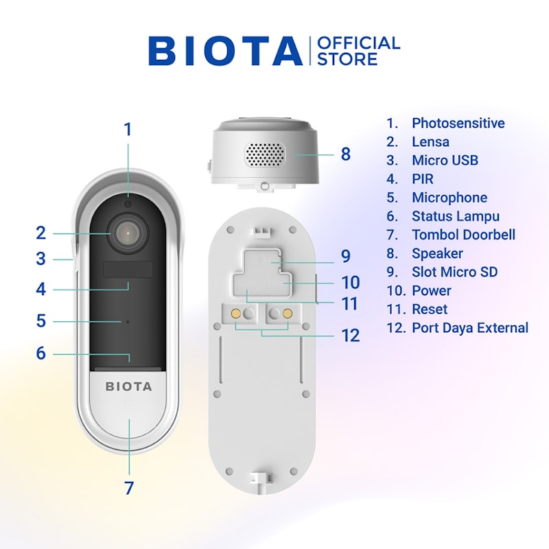 BIOTA Smart Doorbell Wireless 3