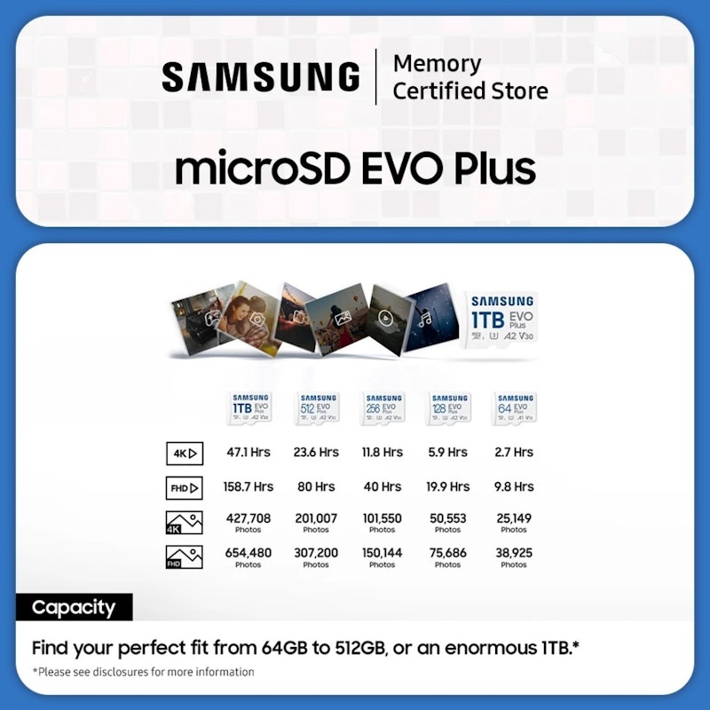 EVO Plus microSDXC Memory Card 512 GB 3