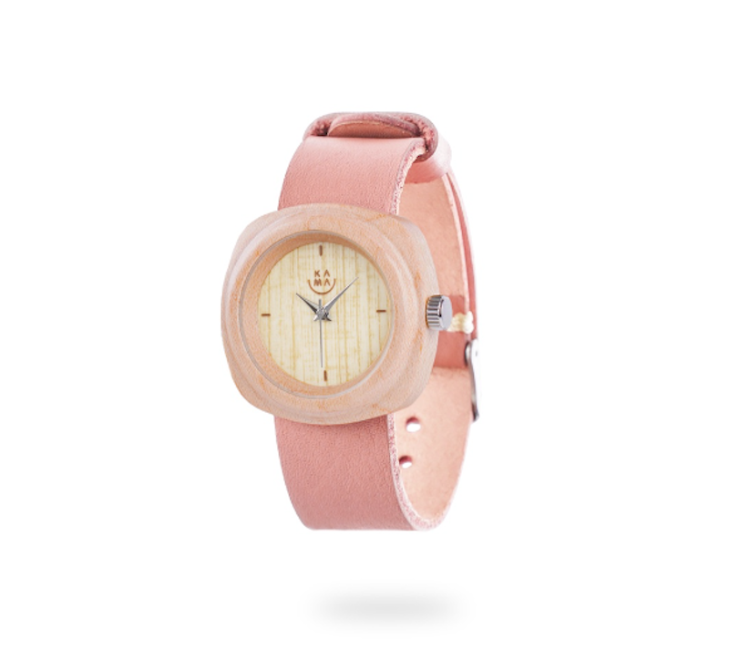 Jam Tangan Kayu Maple Dial Putih 2.0 1