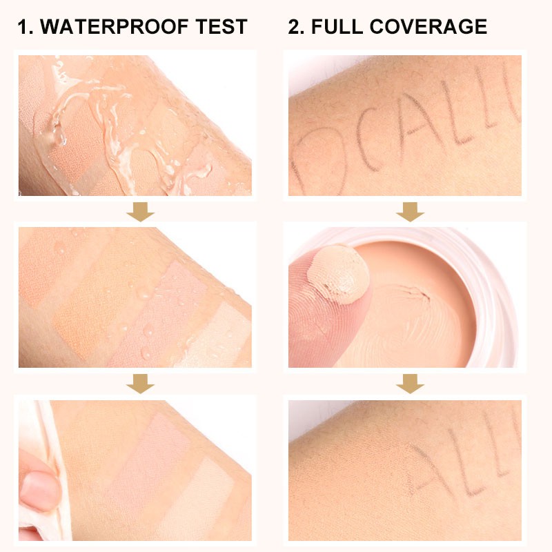 FCL Internasional Indonesia FOCALLURE Full Coverage Concealer #02 Light Cream