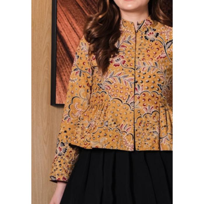 Kichi Batik Blazer Outer Batik Peplum Mustika 3
