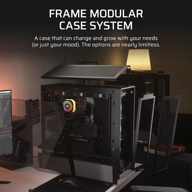 Corsair FRAME 4000D RS Modular Mid-Tower PC Case 2