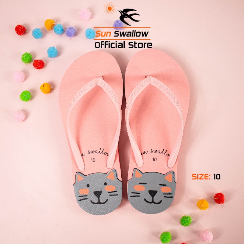 Sun Swallow Sandal Jepit Karet Animal Karakter 5
