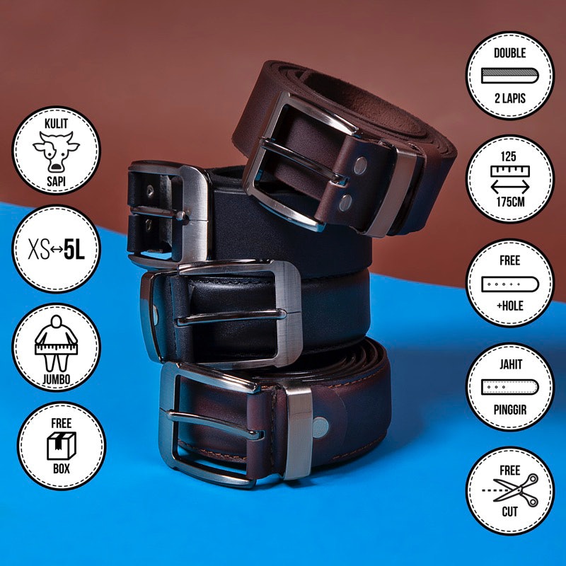 Garut Kulit Basic Formal Belt 4