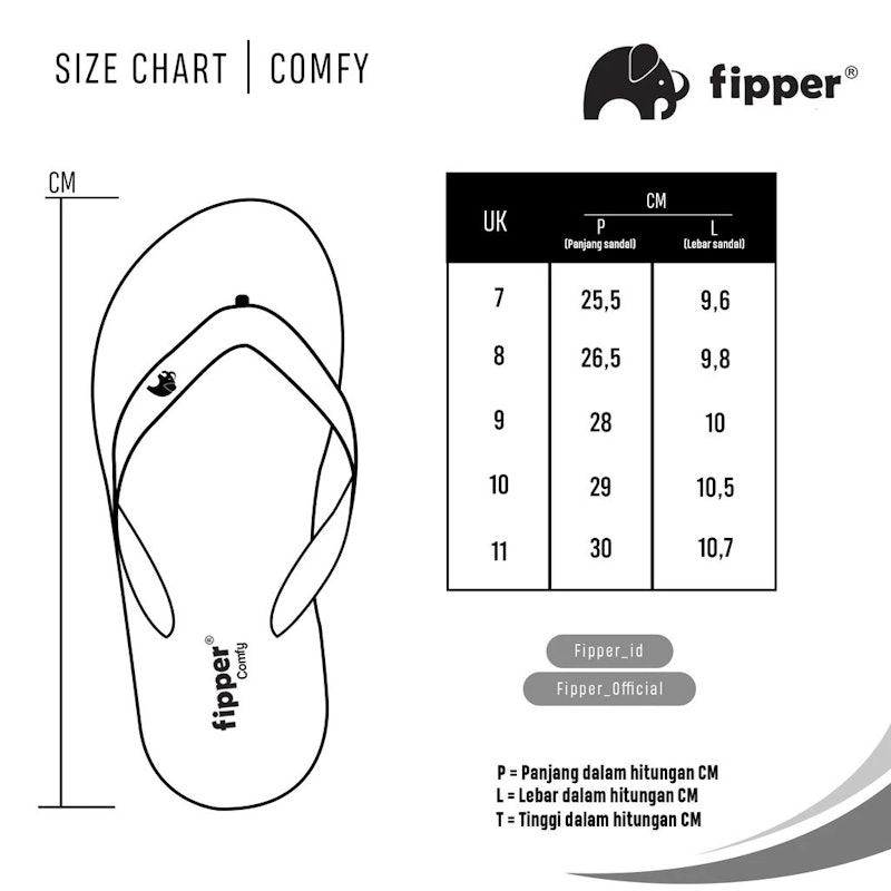 Fipper Comfy Black/Green Army 4