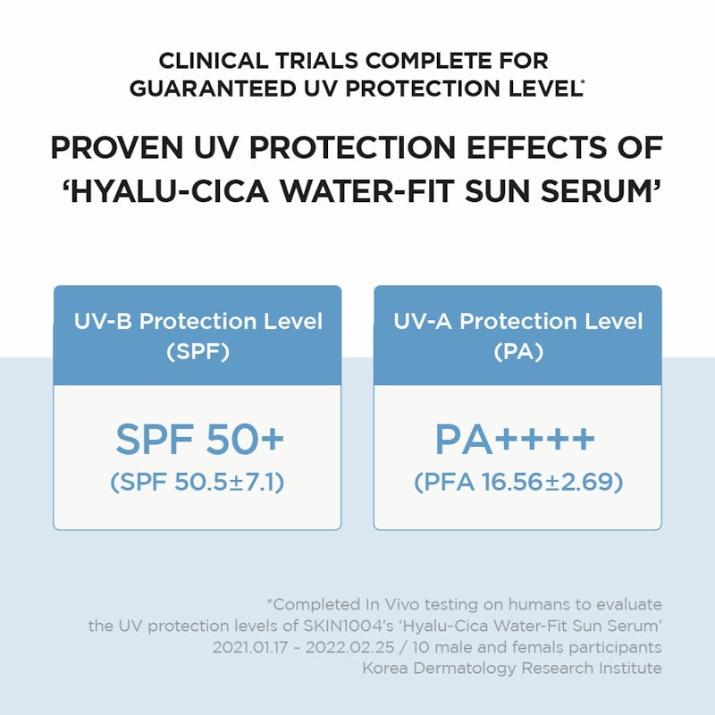 SKIN1004 Madagascar Centella Hyalu-Cica Water-Fit Sun Serum SPF 50+ PA++++