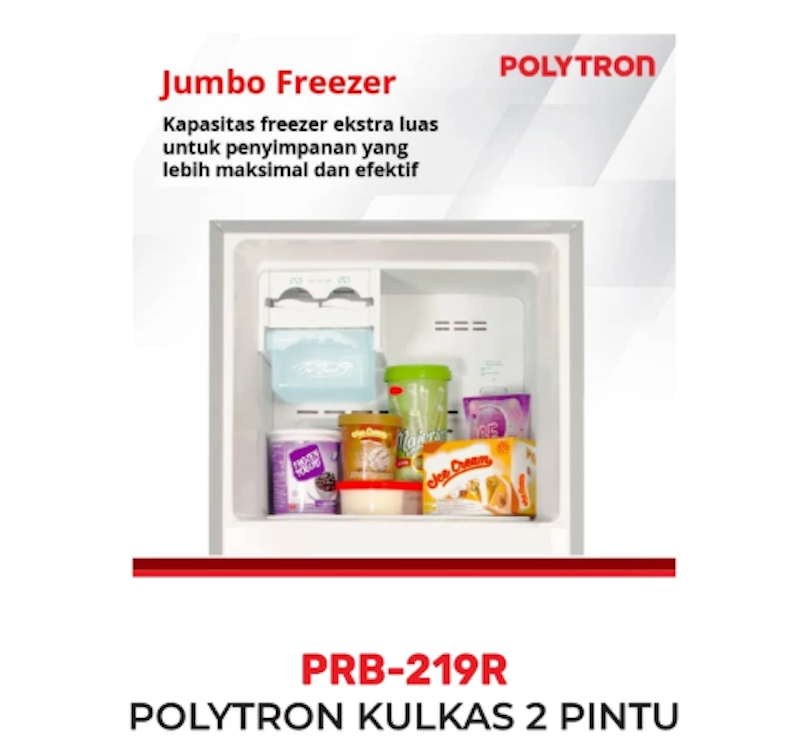 Kulkas 2 Pintu Metallic 210 Liter 3