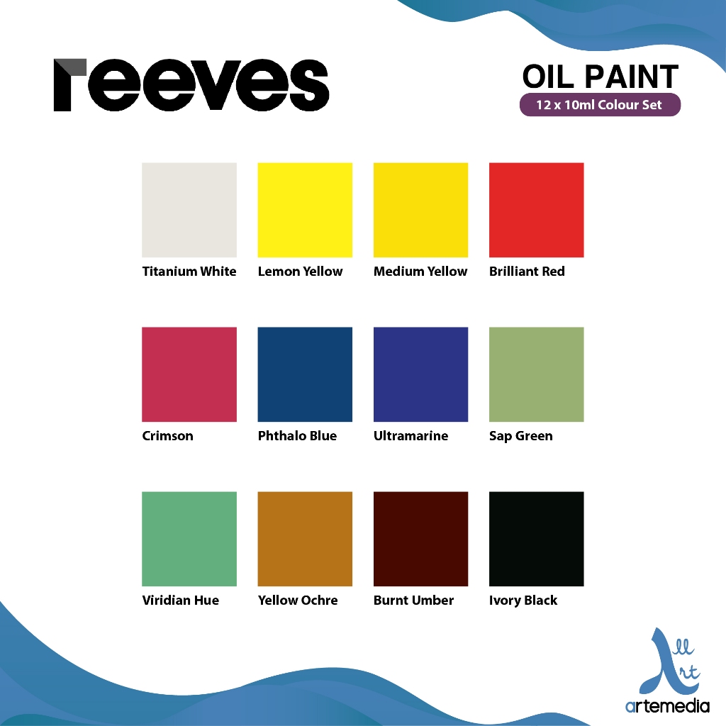 Oil Color Tube Set 4