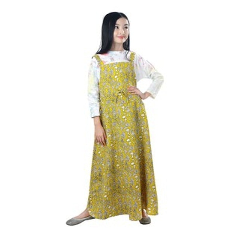 Overall Skirt Curly With Front Pocket 1