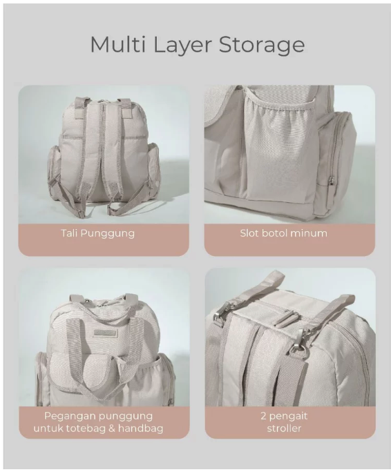 TNP Maternity And Baby Trading MOOIMOM® 2 Ways Diaper Bag