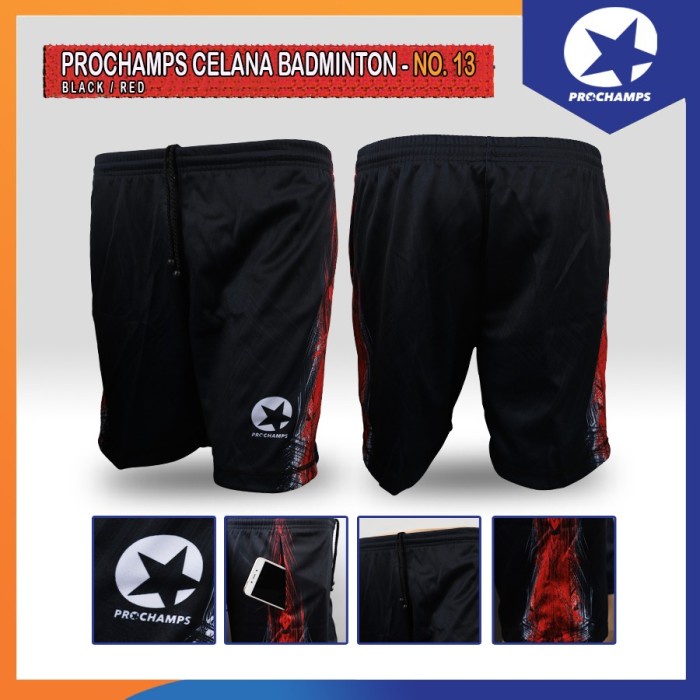 Prochamps Setelan Baju dan Celana Badminton Motif No 12