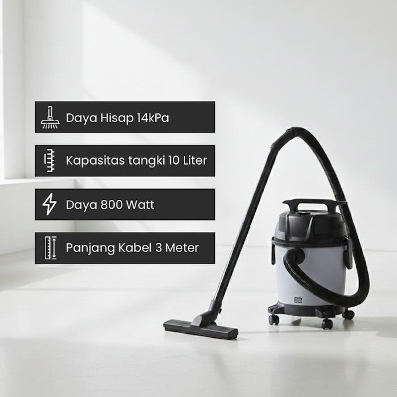 AZKO APA Vacuum Cleaner Wet & Dry 10L 2