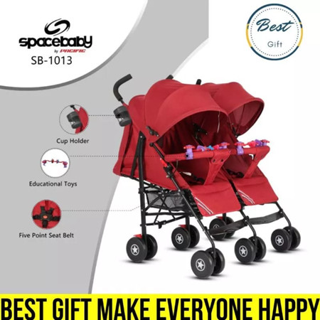 Spacebaby Baby Stroller Twins 4