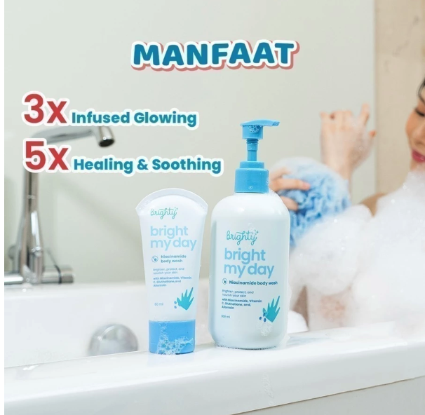 Brighty Global Sinergi Brighty Bright My Day Niacinamide Body Wash