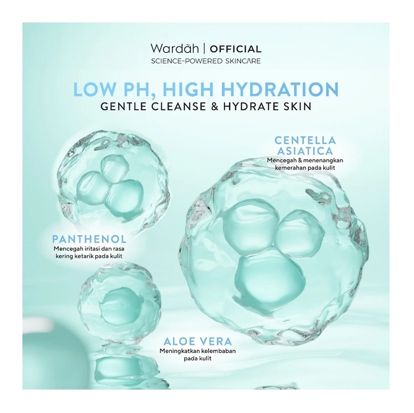 Paragon Technology and Innovation Wardah Cica Aloe Low pH Hydramild Facial Wash