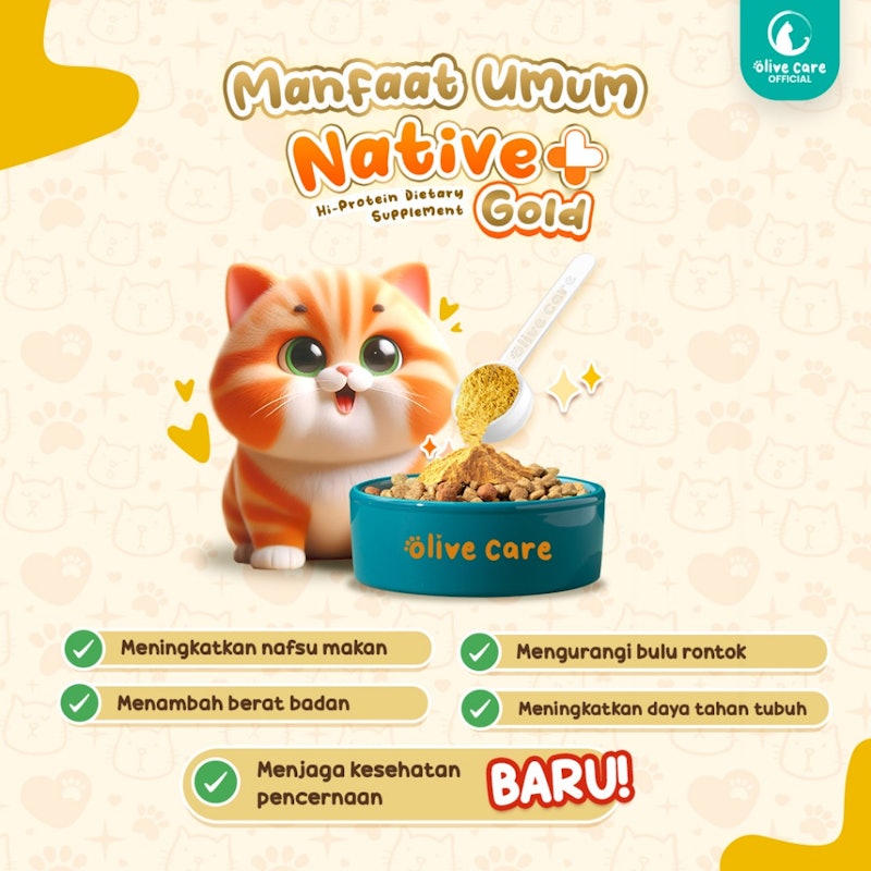 Olive Care Vitamin Kucing Native + Gold 4