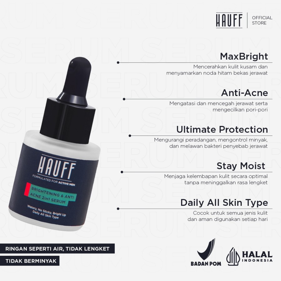 Pria Kebanggaan Nusantara HAUFF Brightening Complete Package