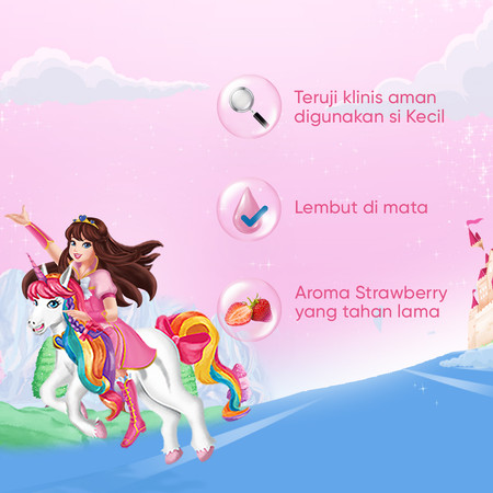 PZ. Cussons Indonesia Cussons Kids 2in1 Shampoo and Conditioner Unicorn Soft & Smooth