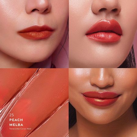 NAMA Beauty Satin Silky Lipstick 25 Peach Melba