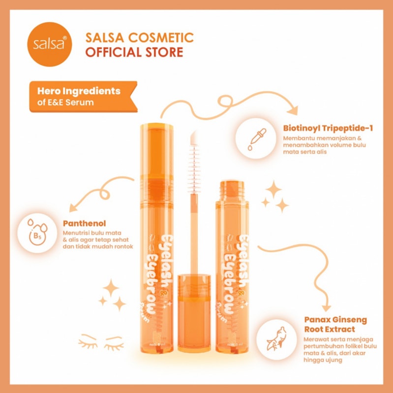 SALSA Eyelash & Eyebrow Serum