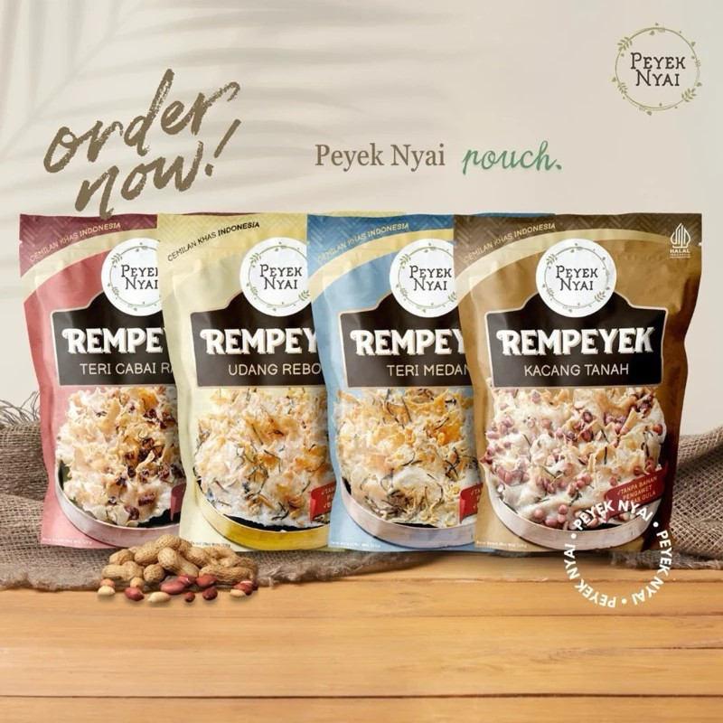 Nyai Food Indonesia Peyek Nyai Rempeyek Pouch
