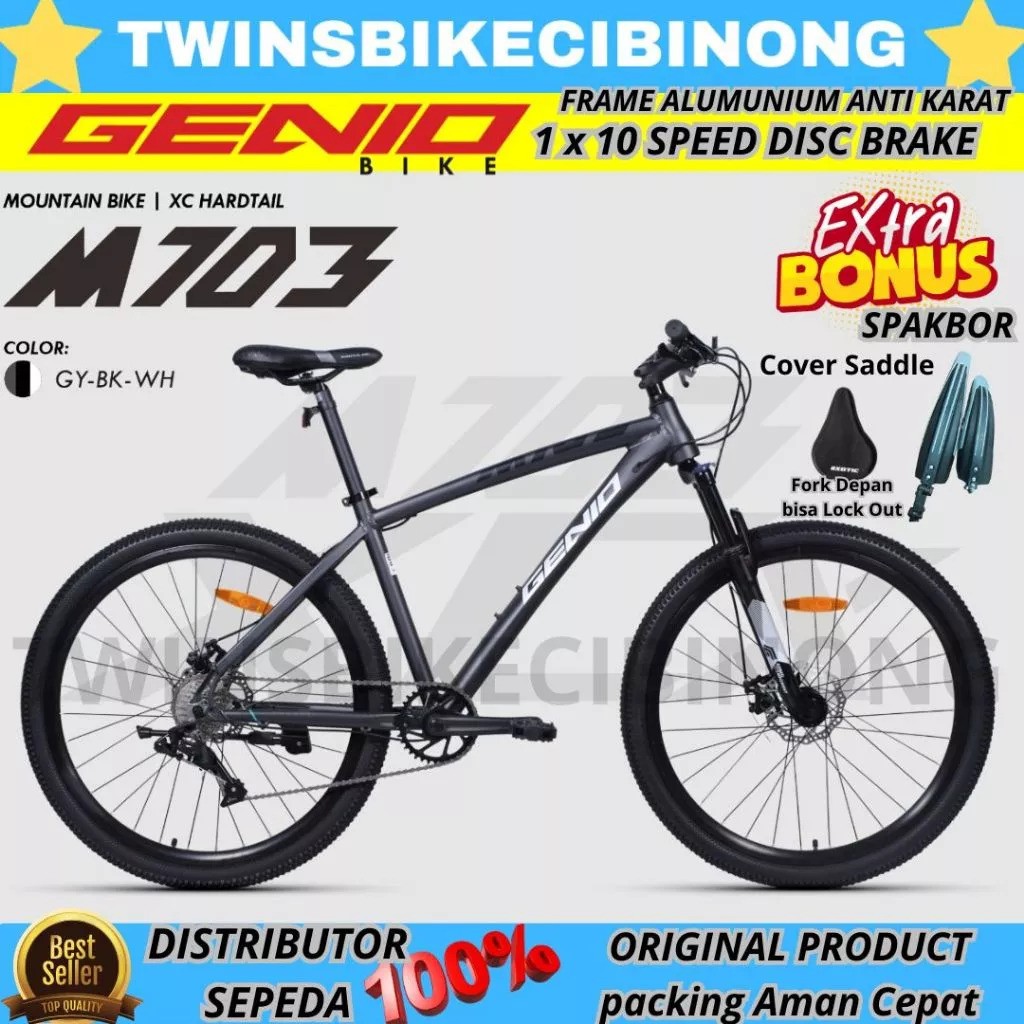 Sepeda Bersama Indonesia Genio Sepeda Gunung MTB M-703