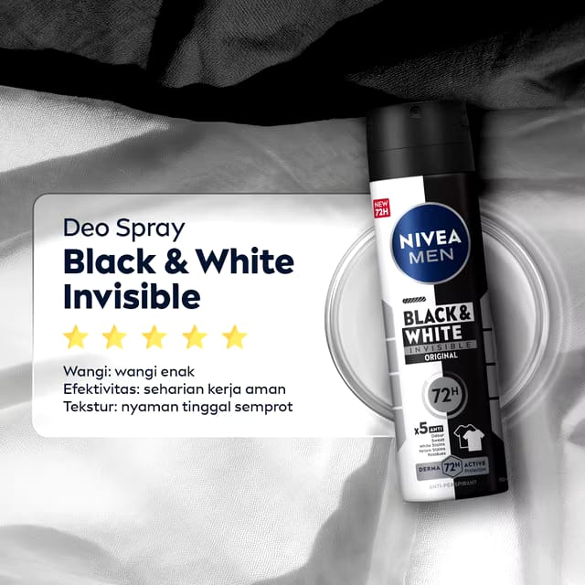 Beiersdorf NIVEA MEN Black & White Invisible Original Deodorant Spray 150 ml