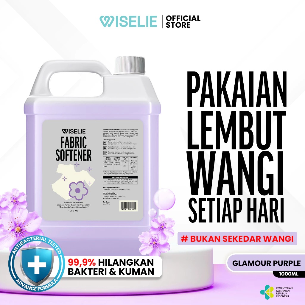 Wiselie Fabric Softener Glamour Purple 2