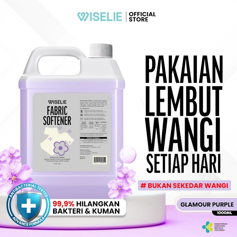 Wiselie Fabric Softener Glamour Purple 2