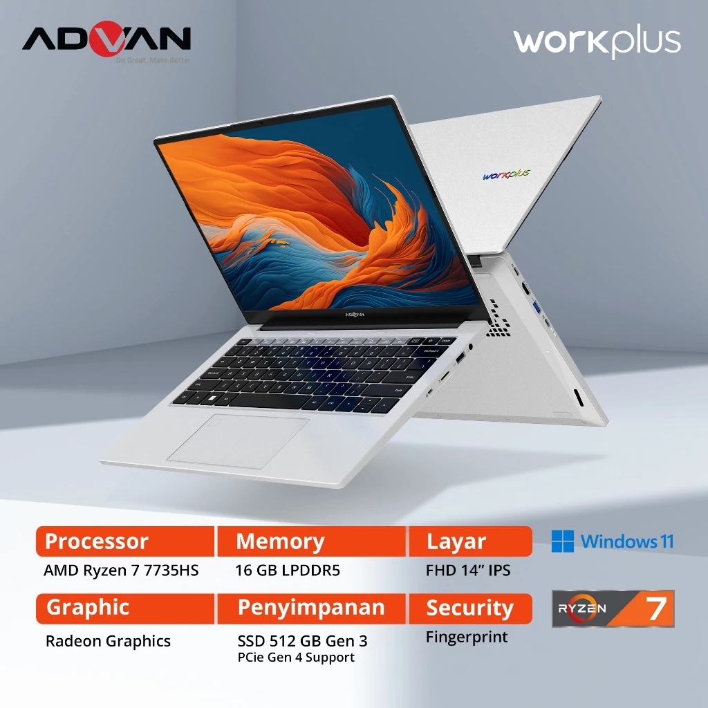 Bangga Teknologi Indonesia ADVAN Workplus Ryzen 7 Series