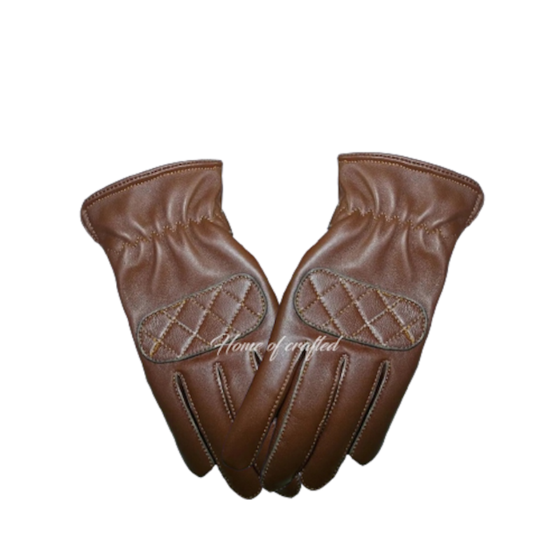 Leather Gloves Asterix Vintage 2