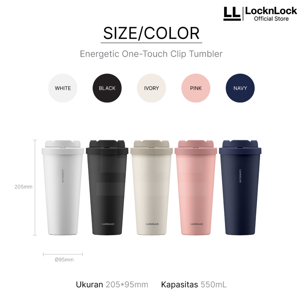 One Touch Clip Tumbler 550 ml 2