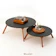 Wooden Projects Wooden Projects Meja Lipat Bulat Lesehan 1