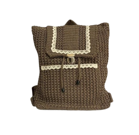 NAFF.ID Lulu Tas Ransel Korea Renda Rajut