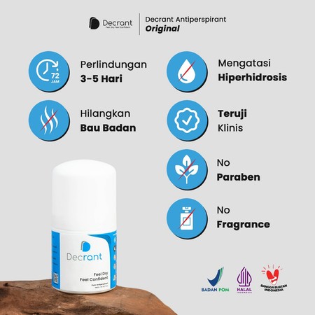 Decrant Original Antiperspirant Roll On