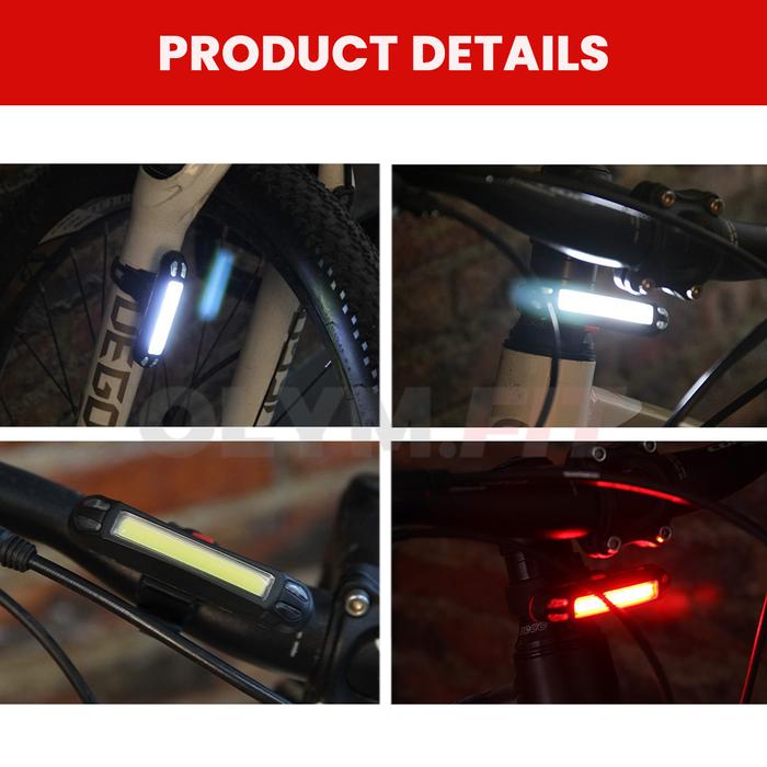 Olym.Fit Olym.Fit Rechargeable Bicycle Lamp Light