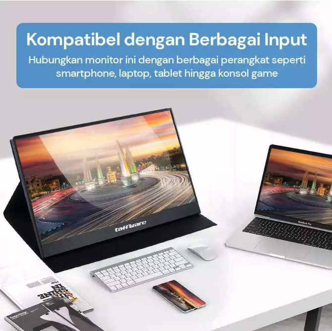 Taffware Taffware Portable Monitor FHD 15.6 Inch 1080p with Touchscreen SJD1505