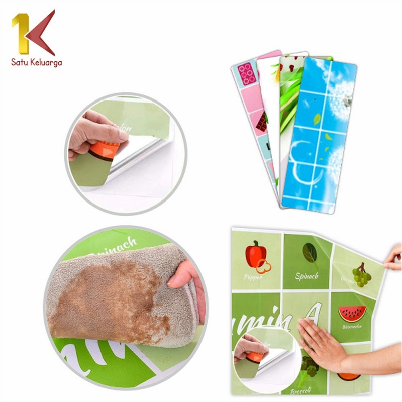Wallpaper Sticker Dapur Anti Minyak 5