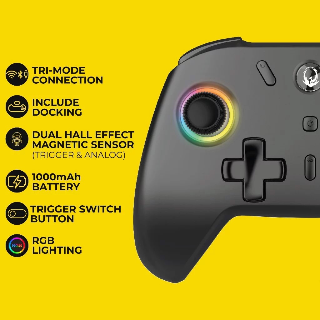 Indigital Trading Sades Ryunix Tri-Mode Gaming Controller G90