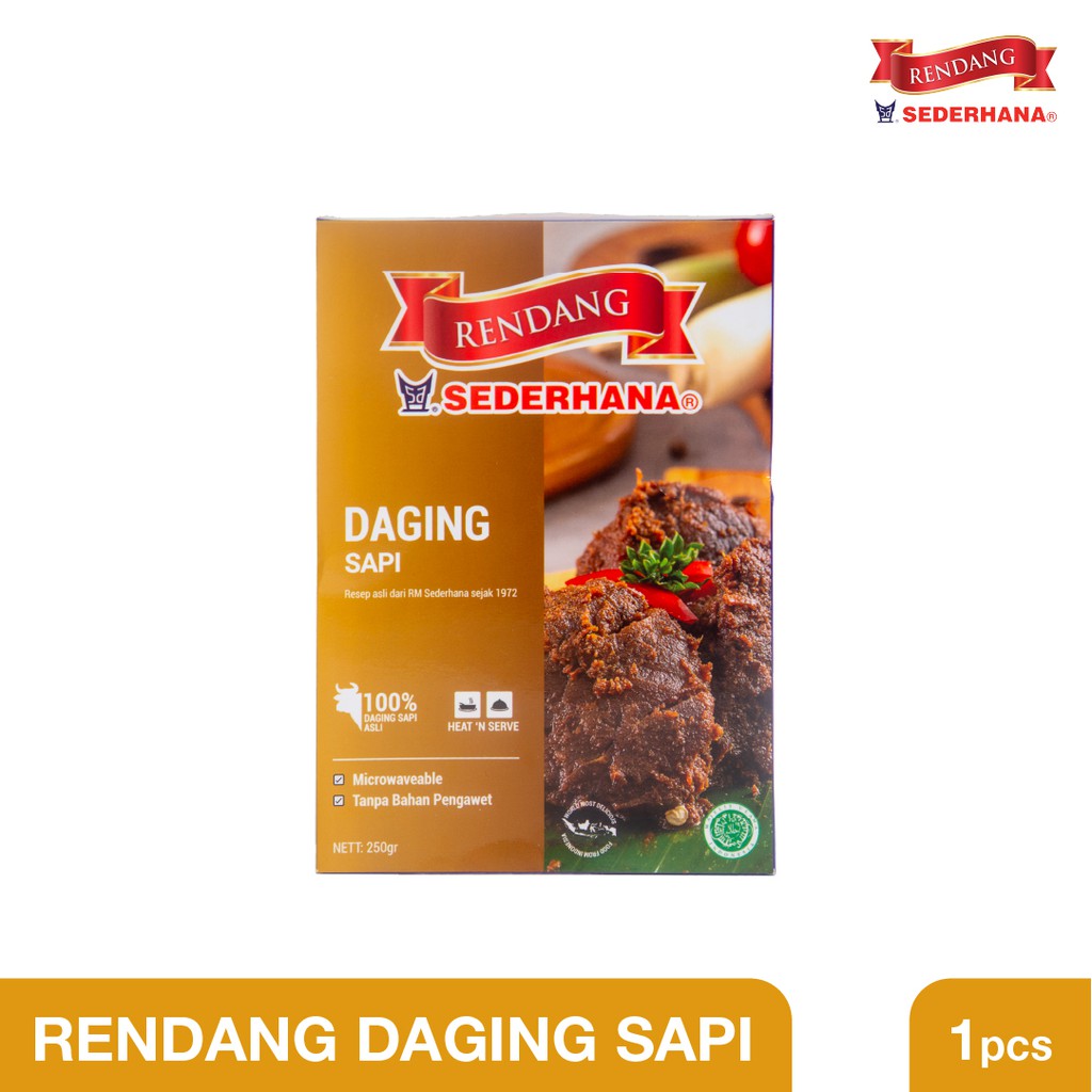 Sederhana Citra Mandiri Rendang Sederhana Daging Sapi