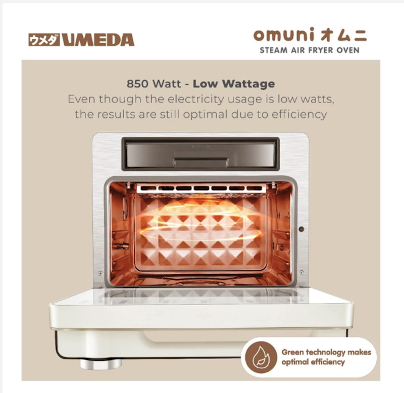 Umeda Omuni Steam Air Fryer Oven 5