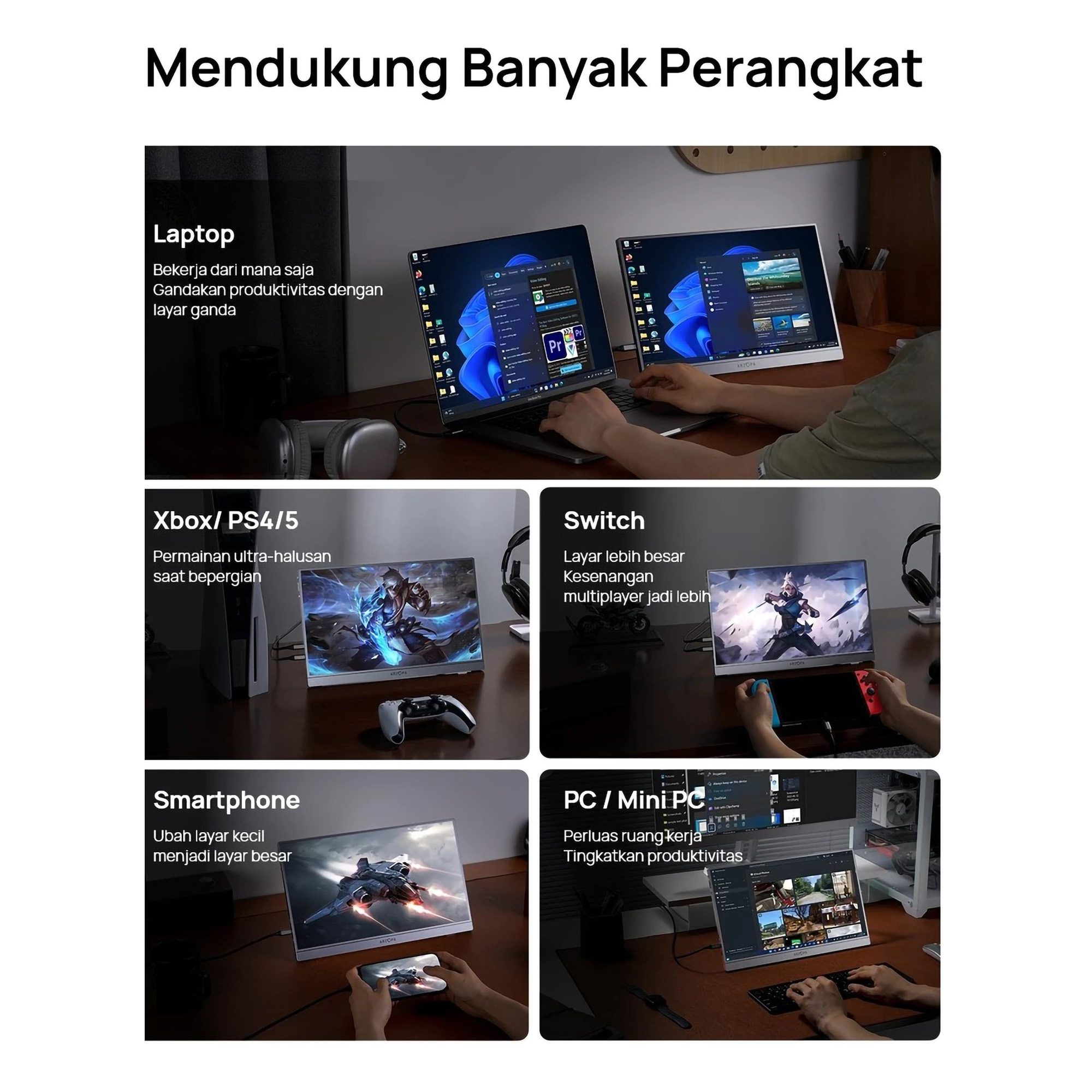 ARZOPA ARZOPA Monitor Portabel 16.1" Z3FC
