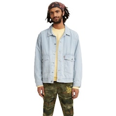 Levi's At Work Trucker Railroad Stripe Trucker