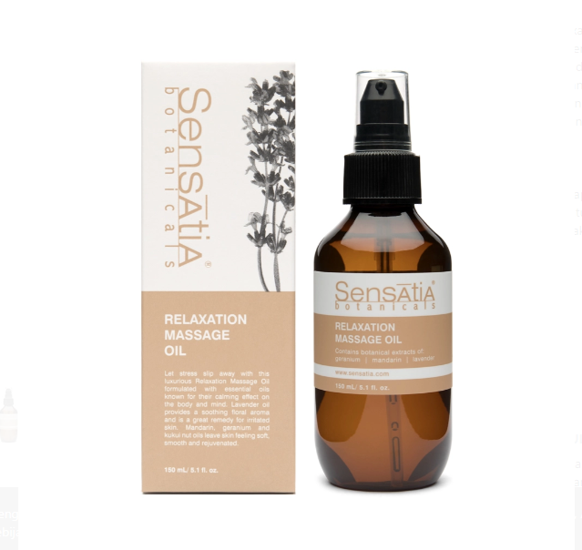 Sensatia Botanicals ｜ Relaxation Massage Oil