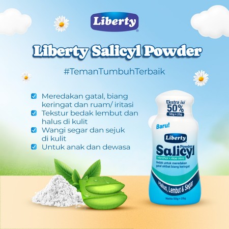 Inticosmetic Lestari Liberty Salicyl Powder