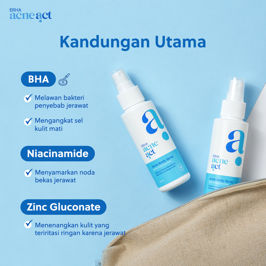 ERHA Clinic Indonesia AcneAct Acne Body Spray
