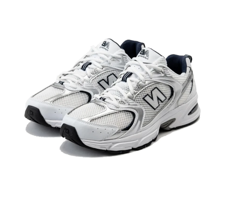 New Balance 530 White Silver Navy 2
